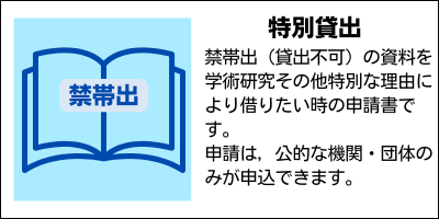 特別貸出のページ