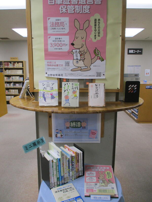 ミニ展示3　みんなで話そう終活のこと